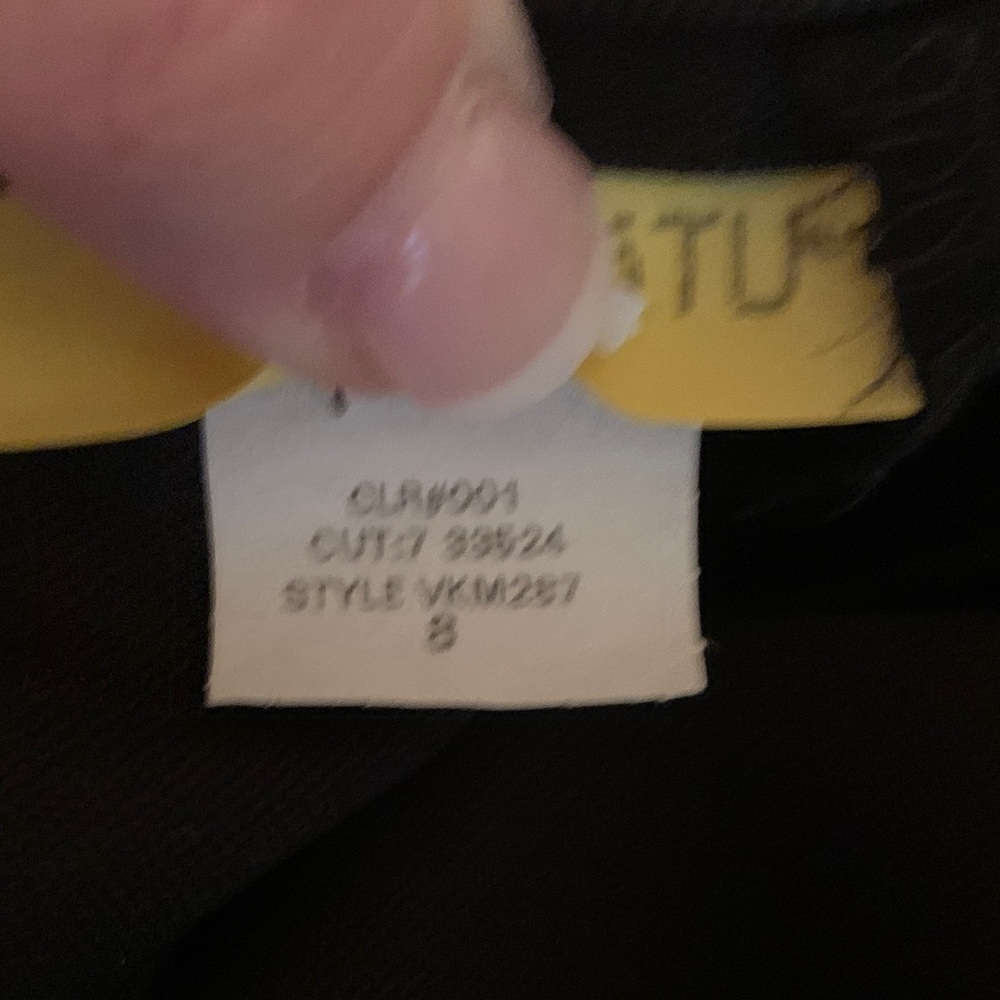 Vintage CDC Petites Classic Cocktail Mini Dress (Black) - Picture 12 of 14
